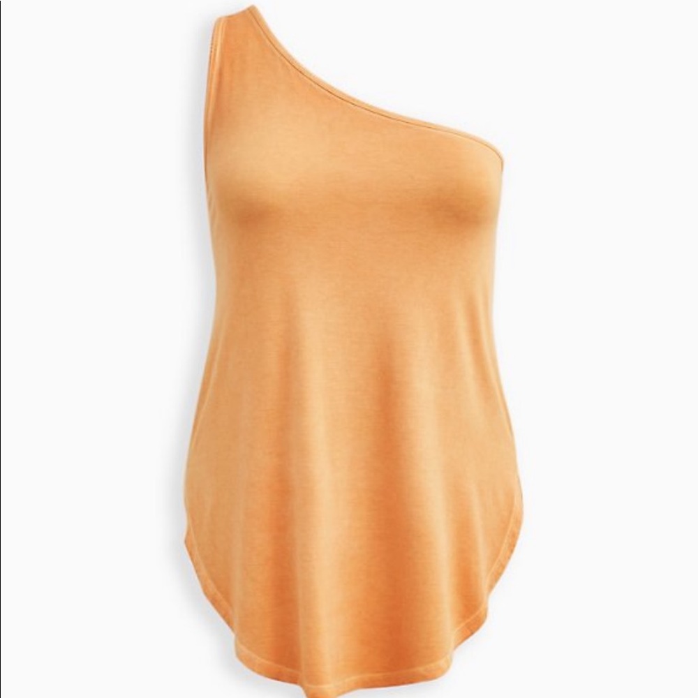 Super soft one shoulder tunic. Never worn